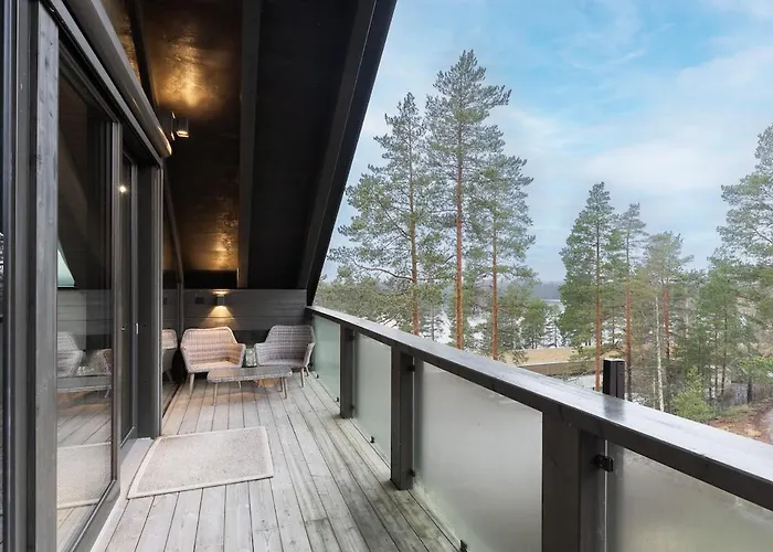 度假居 Naava Penthouse - Jaervinaekoeala Ilta-aurinkoon *